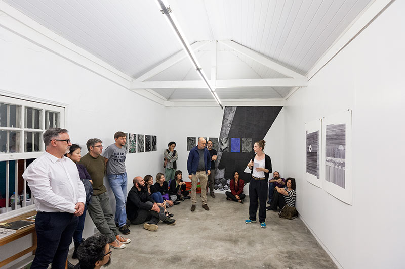 Abertura da exposição No matter how, round and square | Apresentação dos artistas | Sala Projeto Fidalga

foto: Ding Musa