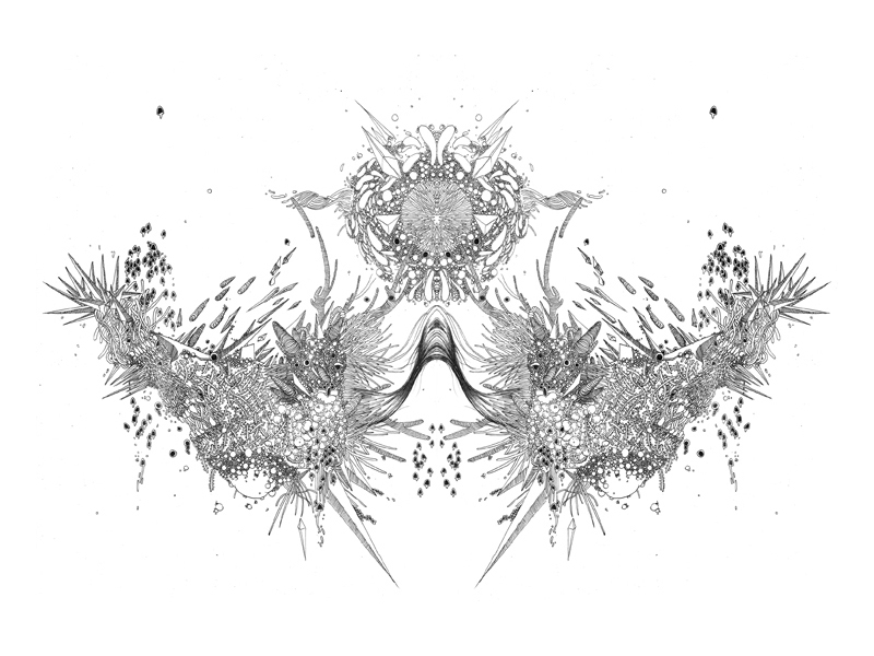 Fractius da Impossibilidade, 2014
Nanquim sobre Papel
150x210cm